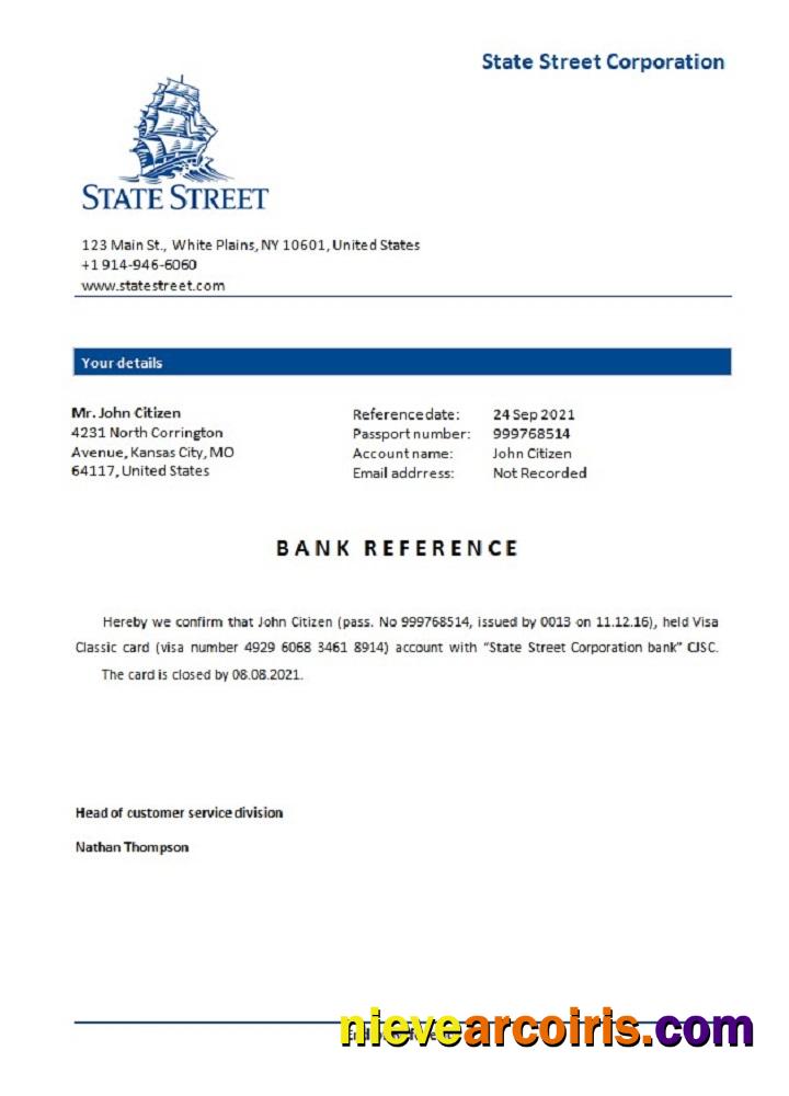 USA State Street closure reference